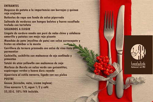 Menu Navidad.