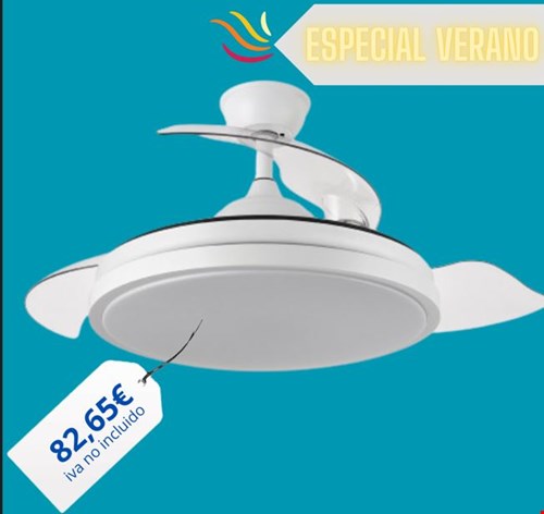 OFERTA EN VENTILADOR DE TECHO LED 59W