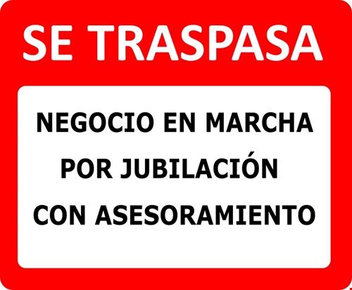 Traspaso de este negocio