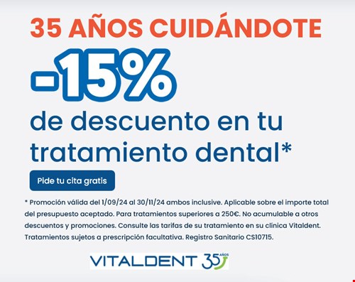 Descuento en Vitaldent.
