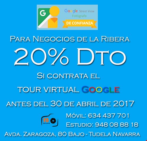 Descuento en Tour Virtual Google