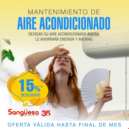 Descuento en Mantenimiento de Aire Acondicionado