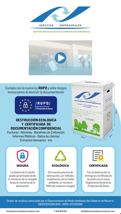 DESTRUCCIÓN DE DOCUMENTACIÓN